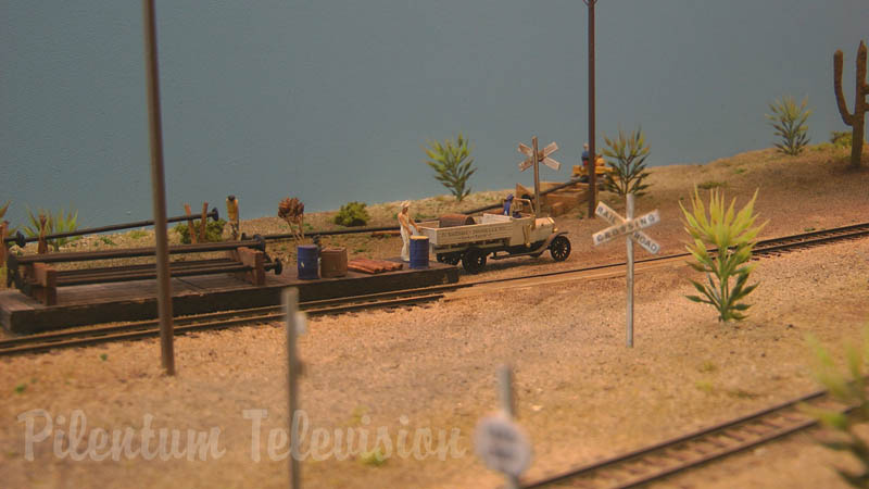 Ferromodelismo en los yacimientos petrolíferos: Maqueta ferroviaria en escala HO de René Paul