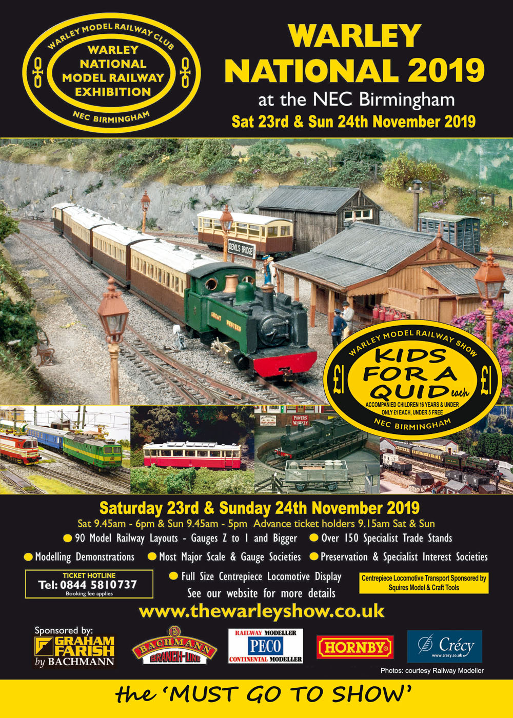 Выставка железнодорожных моделей в Великобритании: Макетов железной дороги