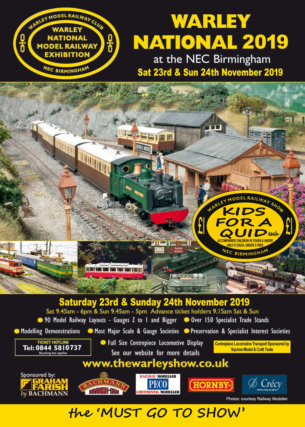 Warley National Model Railway Exhibition 2019: Over 70 inspirational Model Railway Layouts