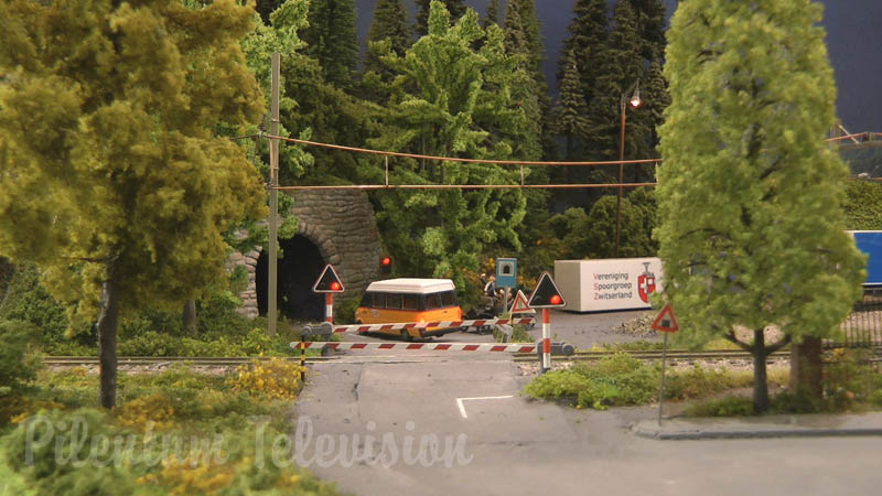 Train miniatures en Suisse: Réseau HO de Modelspoor Vereniging Spoorgroep Zwitserland