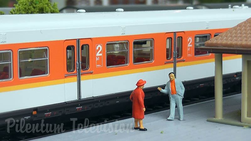 H0 Modellvasút terepasztal Maerklin, német mozdonyok, vasútmodellezés és vonatok