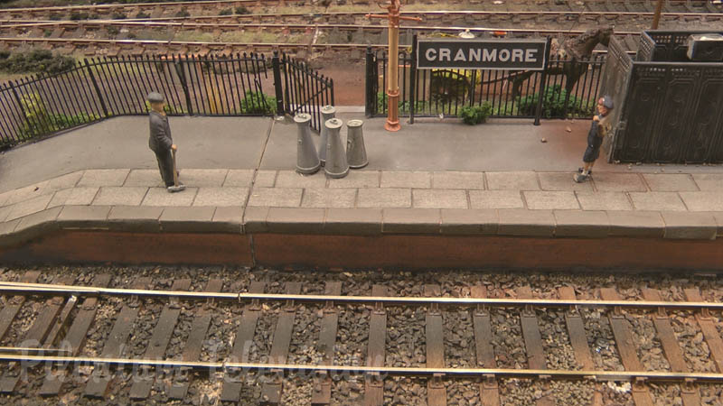 Estación de ferrocarril de Cranmore - Maqueta ferroviaria para trenes en miniatura en escala O