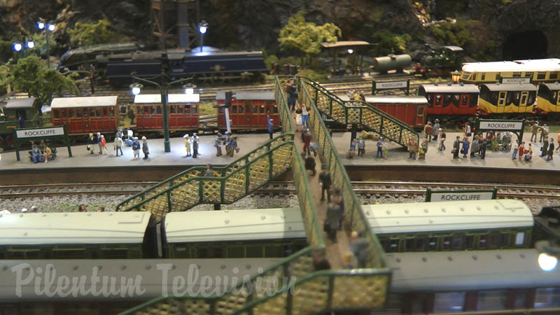 Макет железной дороги в масштабе 1:160 - станция Рокклифф от моделистов Дэвида и Джона Риддлов
