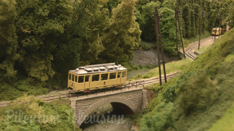 Tram en trambaan in België: Buurtspoorweg modelbaan “Maredval” van Tom de Decker