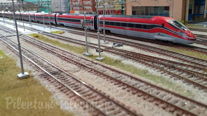 Поезда в пути: Модульный макет железной дороги из Италии (Gruppo Fermodellistico Tartaruga)