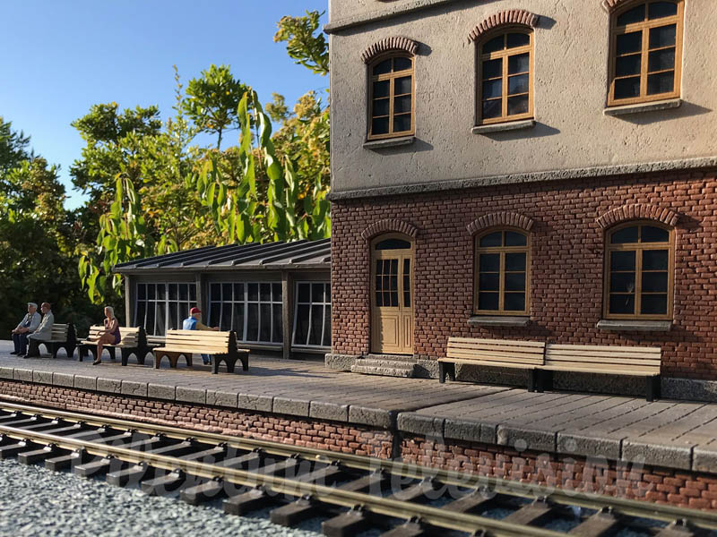 Реалистичный макет масштабного здания (моделирование железнодорожного транспорта) от Джейме Руса