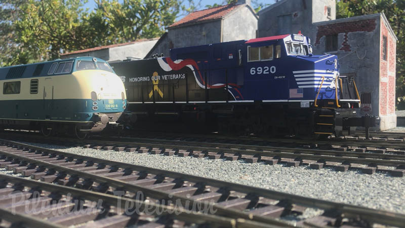 Modelismo Ferroviario en Chile: Trenes y locomotoras en el jardín