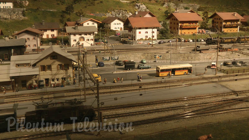 Wąskotorowe modele lokomotyw kolejowych i elektrycznych w Szwajcarii