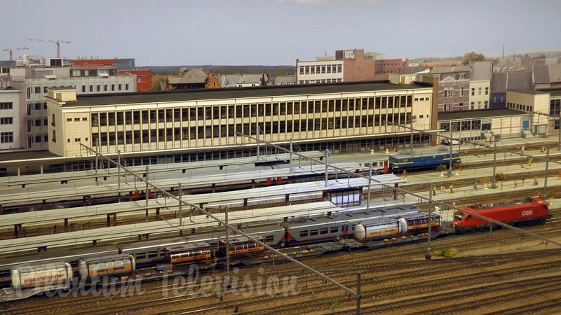 Modélisme ferroviaire en Belgique: La réplique d'Ivo Schrapen de la gare de Hasselt