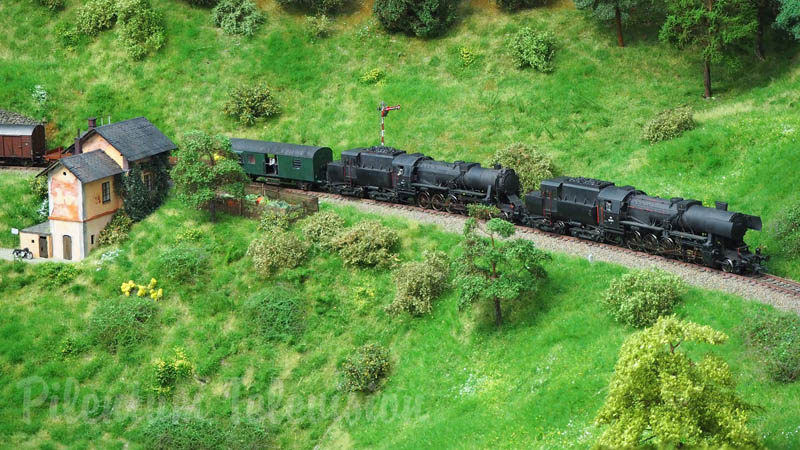Paradiso delle locomotive a vapore: Modellismo ferroviario dall'Austria - Il plastico di Gottfried Reither