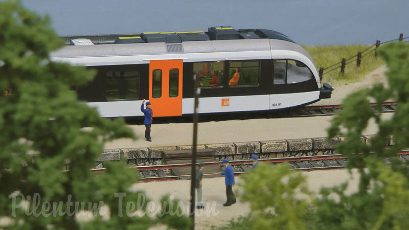 Une des plus magnifiques maquettes ferroviaires d’Espagne: Tren dels Llacs de Jordi Auque