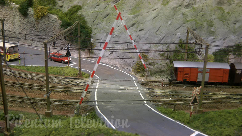 Maqueta de trenes de Suiza - Mundo en miniatura de vía estrecha en escala HO