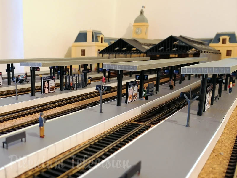 Modelismo ferroviario en Francia: Maqueta de tren en escala HO realizada por Alexandre Forquet