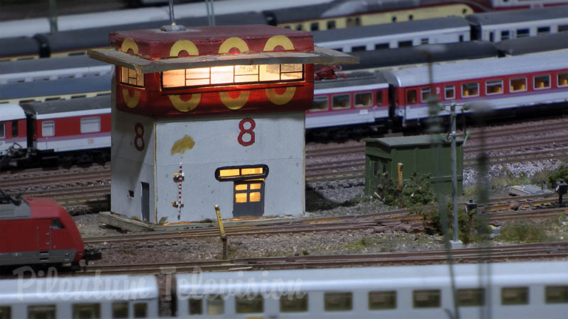 Trenes eléctricos a escala: Una de las mejores maquetas ferroviarias privadas de Alemania en escala N