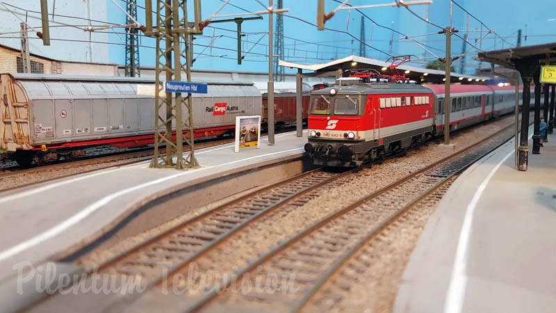 Una de las más maravillosas y más detalladas maquetas de trenes en miniatura de Chile en escala HO