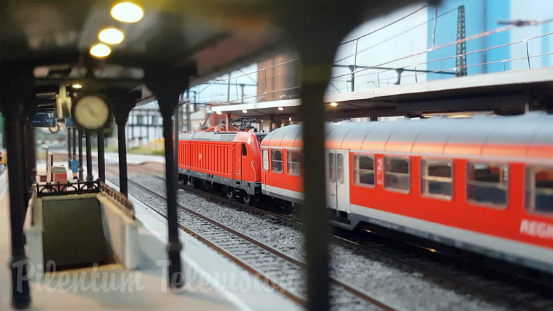 Una de las más maravillosas y más detalladas maquetas de trenes en miniatura de Chile en escala HO