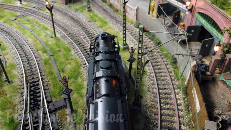 Locomotives à vapeur et trains miniatures de Maerklin: Réseau ferroviaire Virgental de Wim de Zee