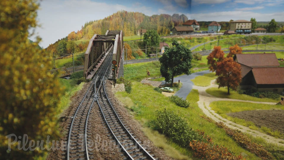 Jedna z najbardziej niezwykłych niemieckich makiet kolejowych w skali HO (8K Video)