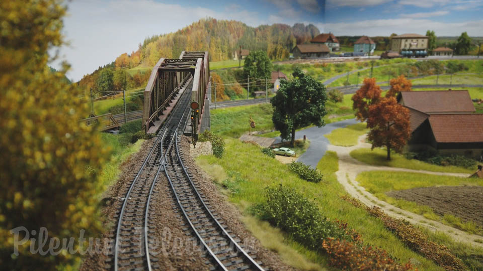 Una de las maquetas de trenes más extraordinarias de Alemania en escala HO - 8K Vídeo Ultra HD