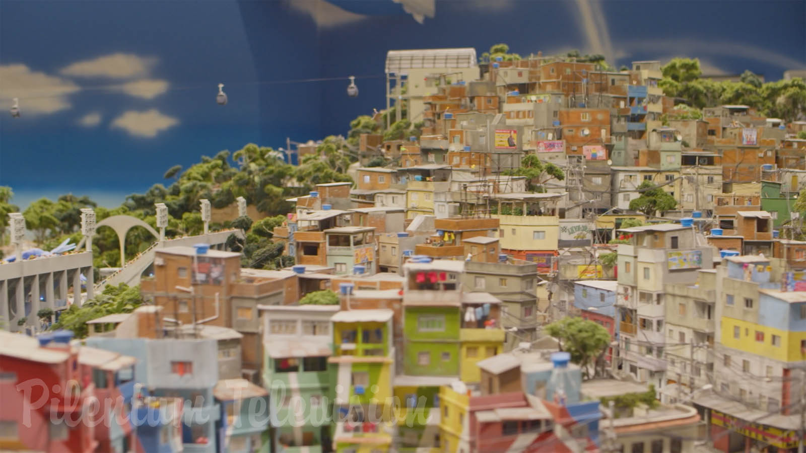 El fantástico diorama de la ciudad de Río de Janeiro en Brasil: Magnífica maqueta de tren en escala HO