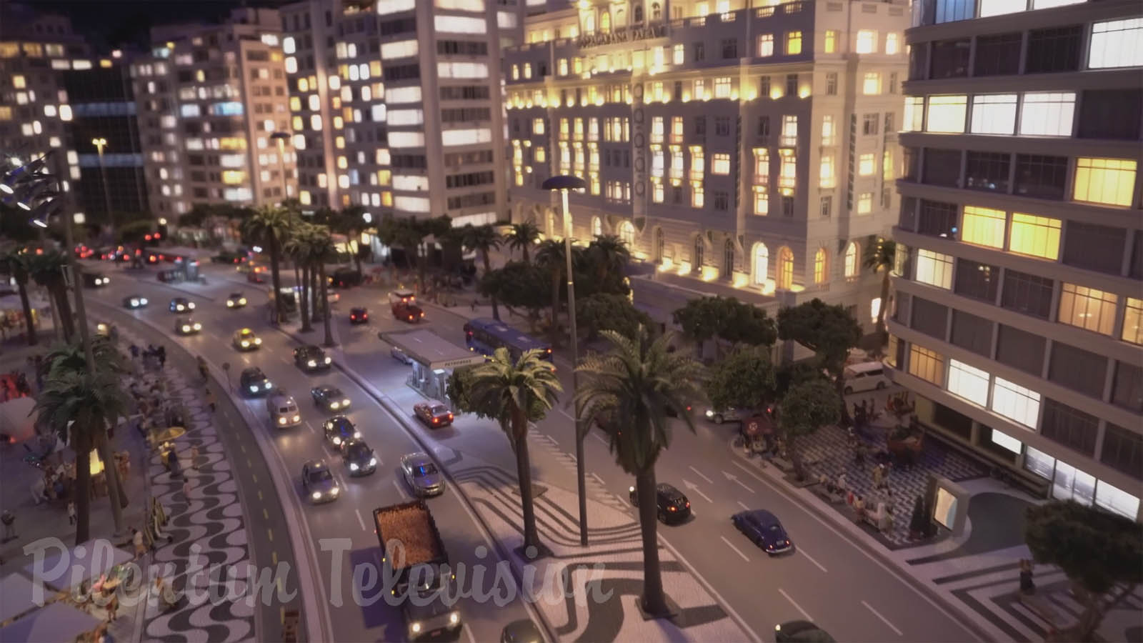 A brazíliai Rio de Janeiro városának fantasztikus diorámája - Egy kiváló modellvasúti elrendezés HO méretarányban