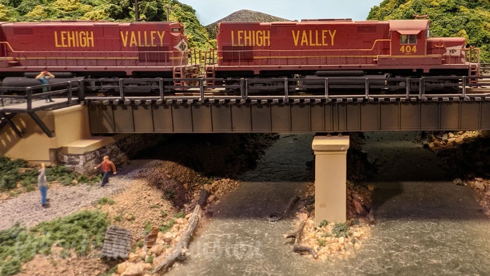 Et af de største modeljernbaneanlæg i USA: Lehigh & Keystone Valley Modeljernbanemuseum