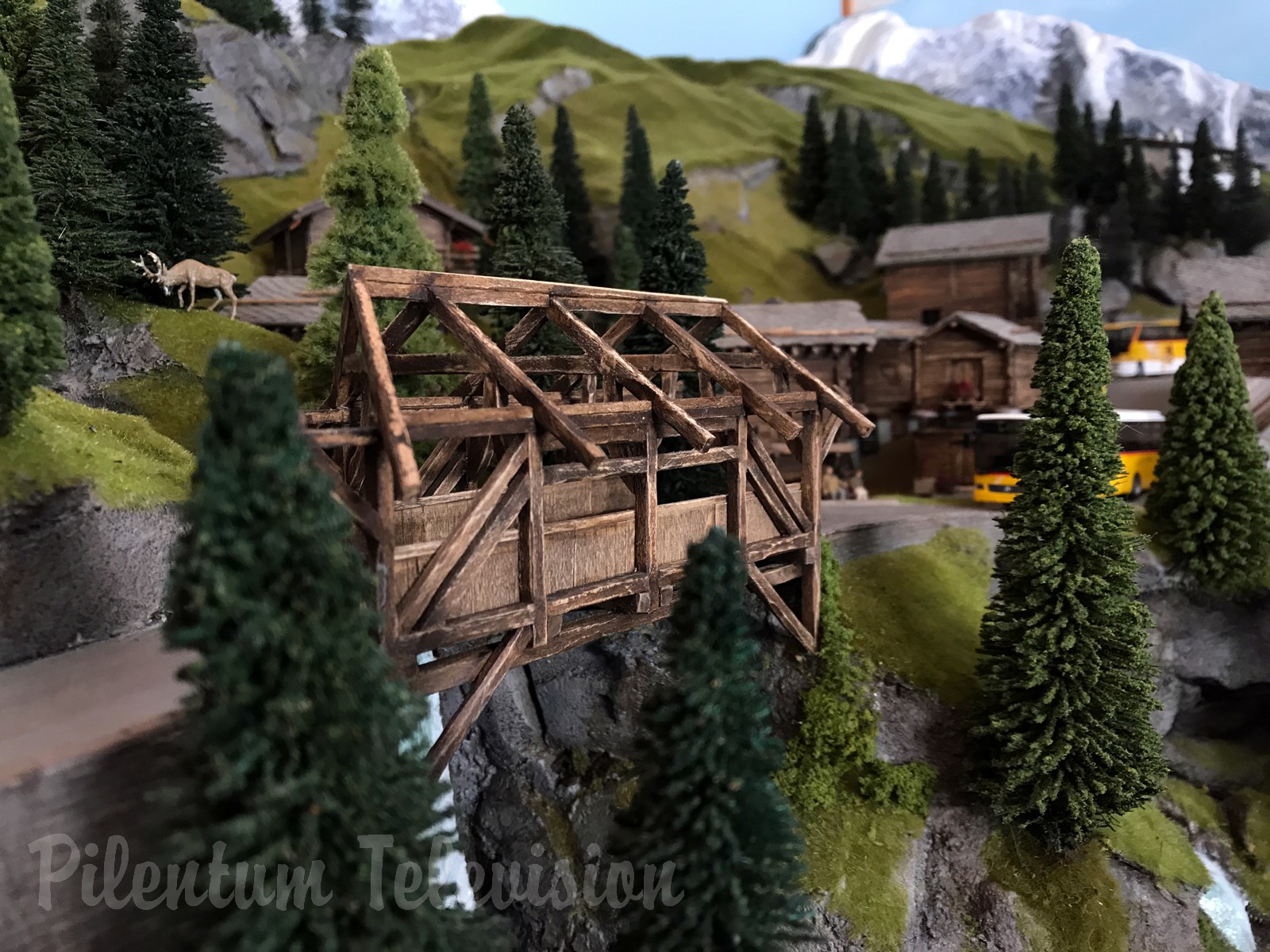 Trenes en miniatura en escala HO en Suiza: Maravillosa maqueta ferroviaria suiza de Brian Rodham