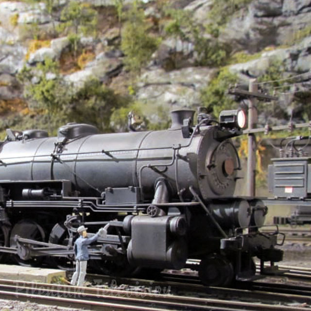 Una de las maquetas más detalladas de las mayores locomotoras de vapor de América en escala O