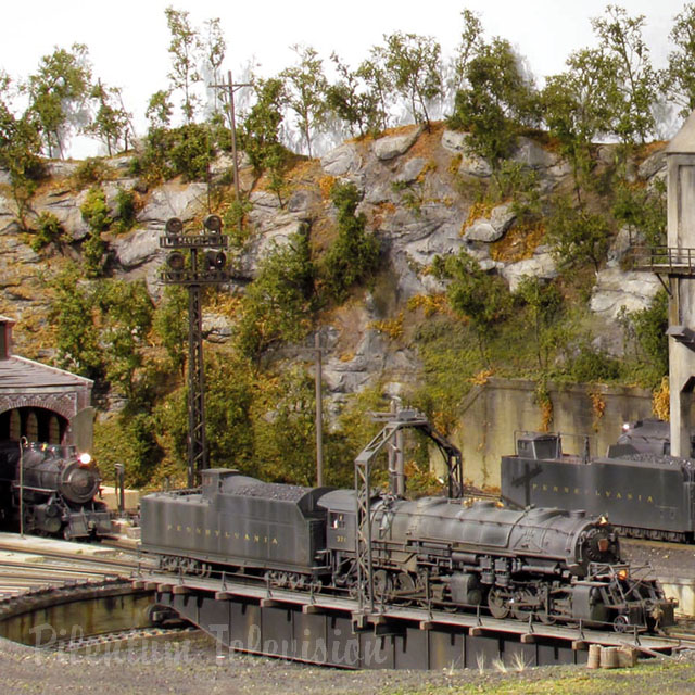 One of the most detailed model railroad layouts for America’s biggest steam locomotives in O scale