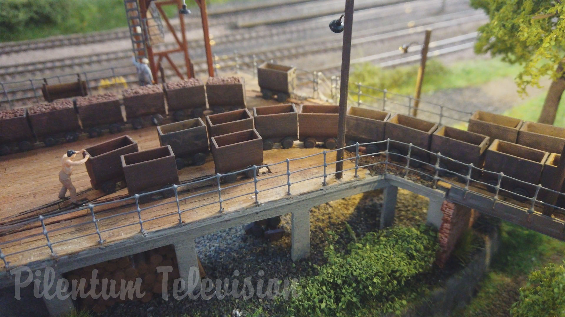 TT Scale Model Trains and Steam Locos - Modular Model Railway Layout in Germany