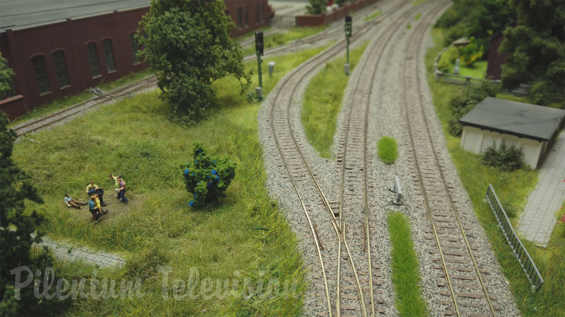 TT Scale Model Trains and Steam Locos - Modular Model Railway Layout in Germany