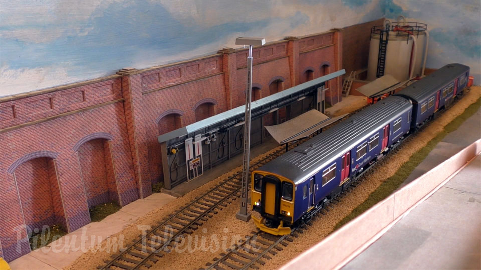 British Model Railway Layout Weston Interchange - 00 Gauge Trains Shunting and Running Session