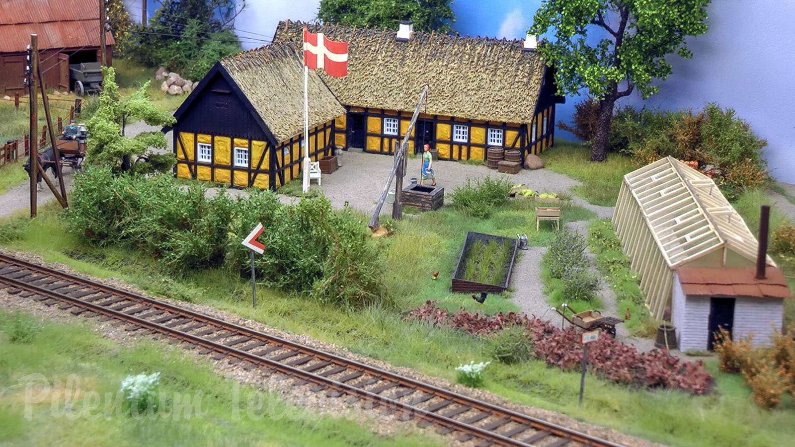 Odsherreds Modeljernbane Denmark - A colourful and detailed model railway in HO scale