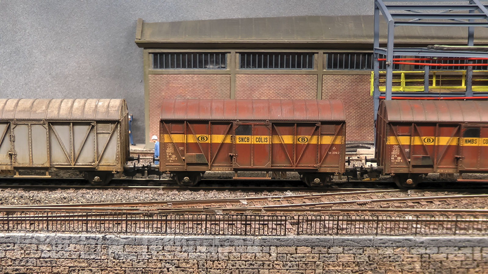 Model Railway Shunting Layout - Micro Train Diorama by MTD Treinenclub Edegem