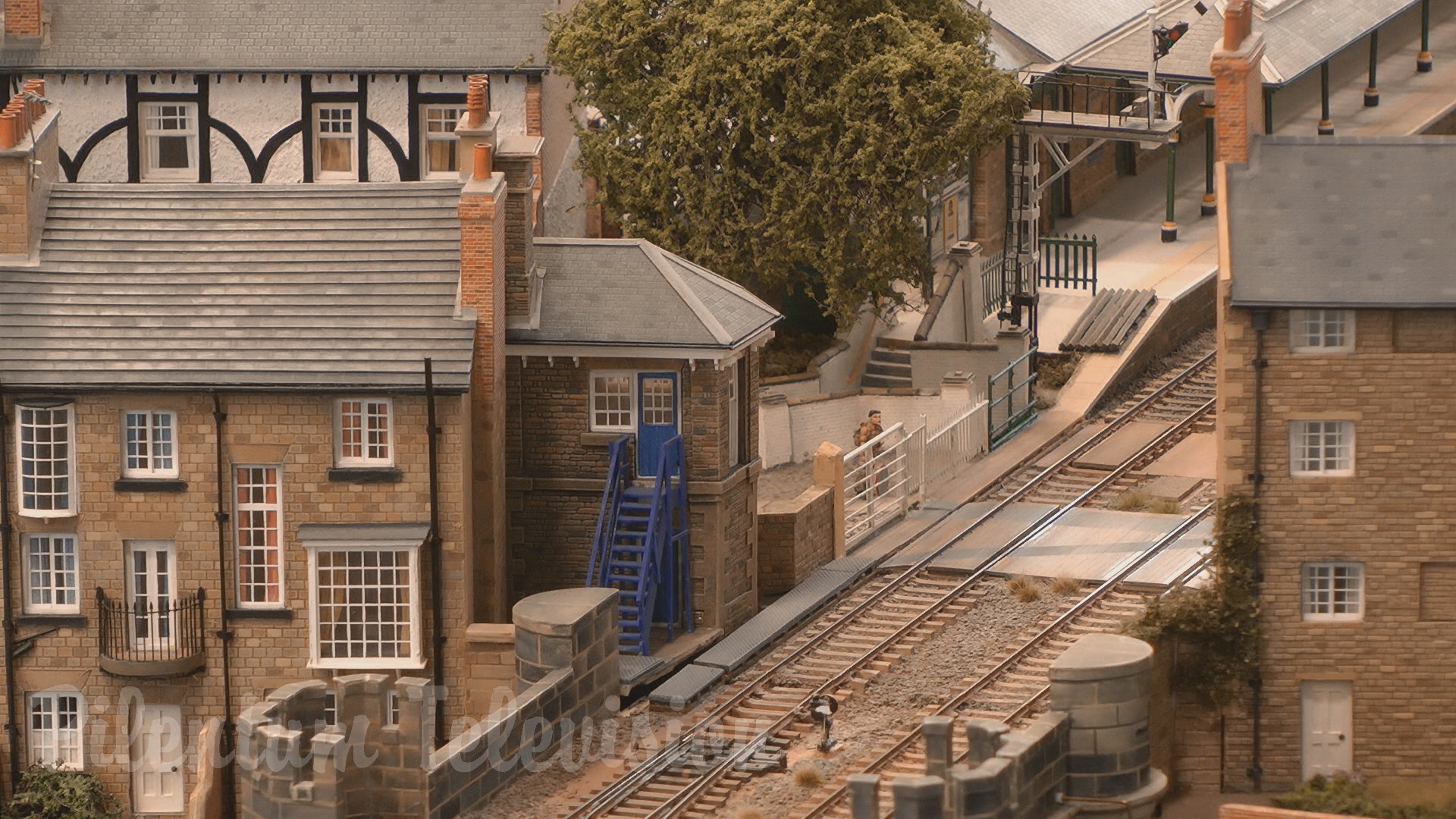 Una dintre cele mai realiste căi ferate britanice: Trenuri Diorama Knaresborough
