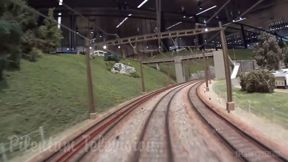 HOゲージジオラマ展望・鉄道模型・ 前面展望