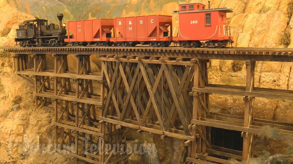 Trains américains et locomotives à vapeur de la Denver and Rio Grande Railroad